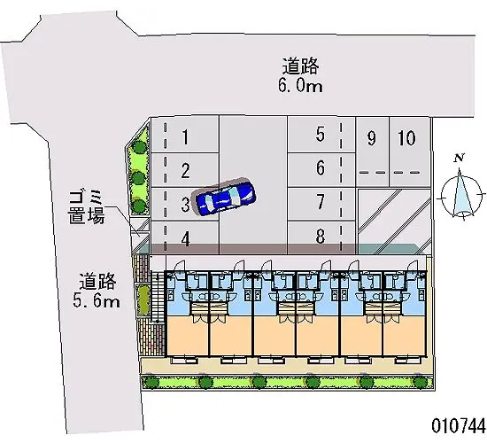 ★手数料０円★春日井市出川町６丁目　月極駐車場（LP）